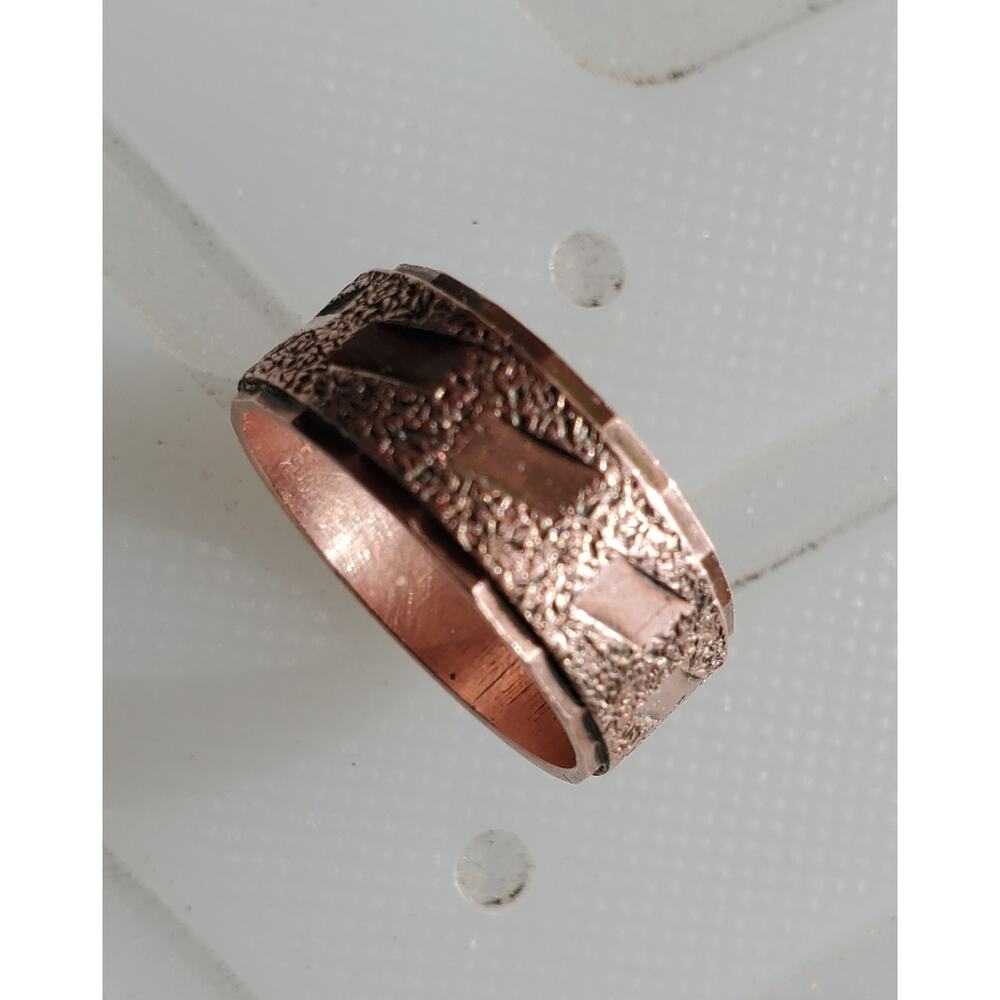 Vintage Pure Copper Ring Size 6 and Bracelet - Picture 3 of 10